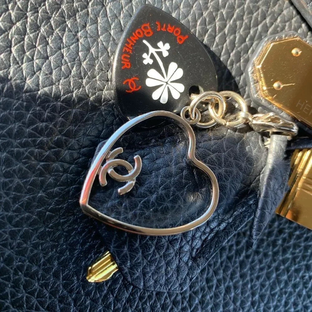 Vintage Chanel bag charm